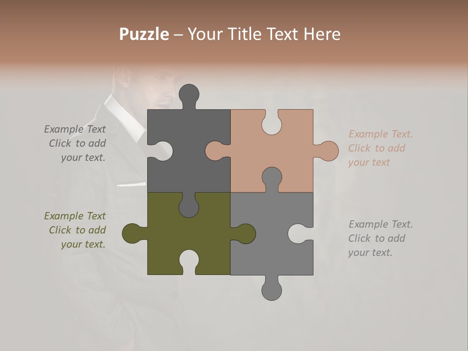 Boss Jacket Power PowerPoint Template