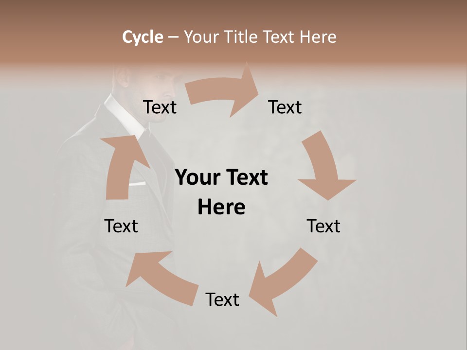 Boss Jacket Power PowerPoint Template