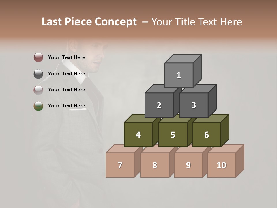 Boss Jacket Power PowerPoint Template