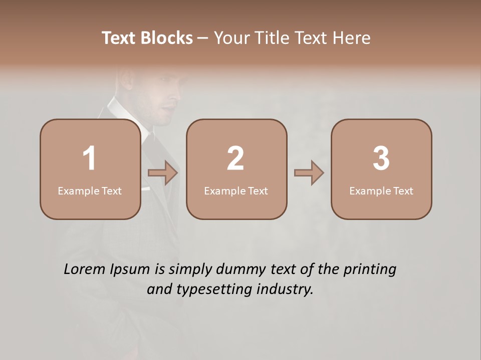 Boss Jacket Power PowerPoint Template