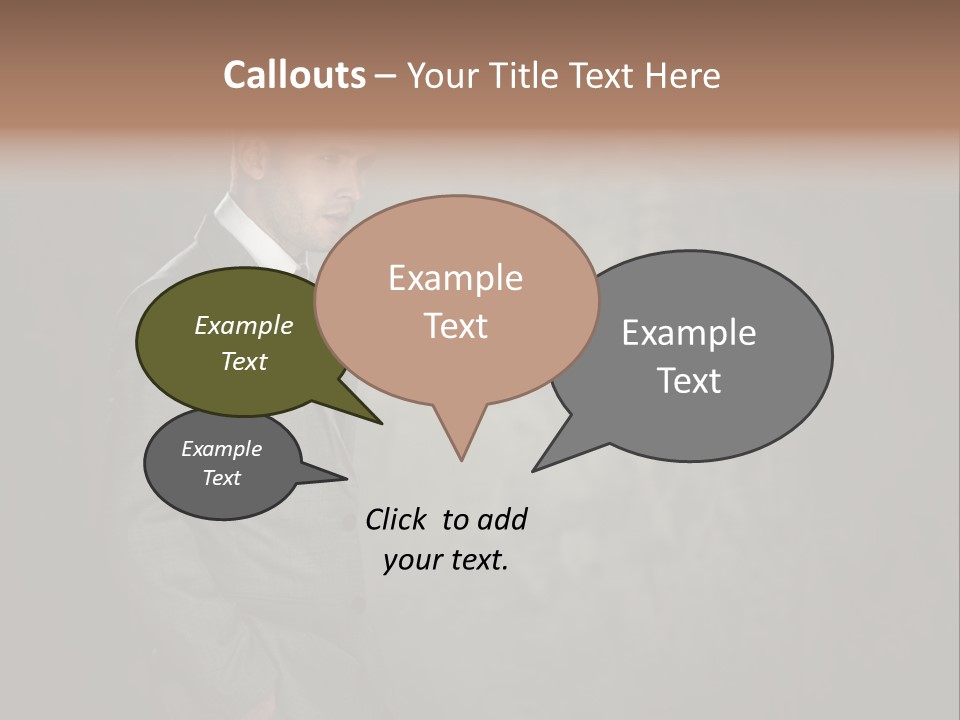 Boss Jacket Power PowerPoint Template