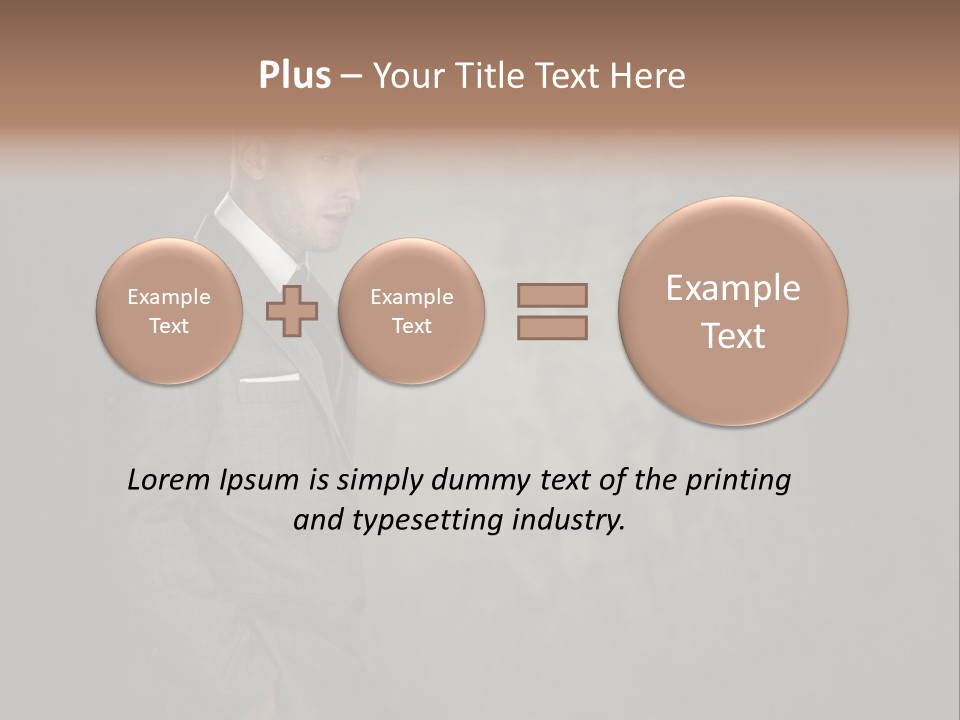 Boss Jacket Power PowerPoint Template