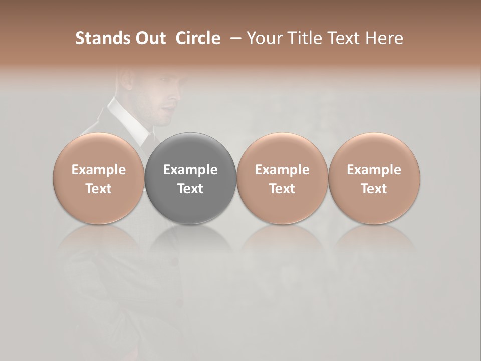 Boss Jacket Power PowerPoint Template