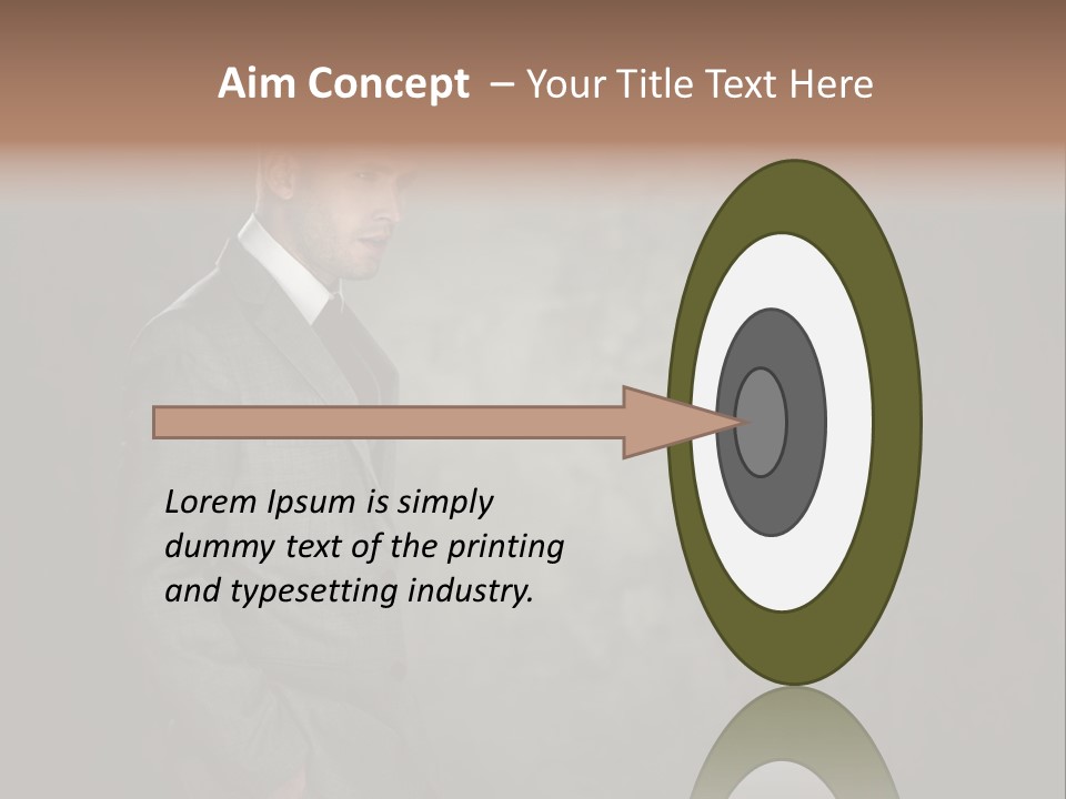 Boss Jacket Power PowerPoint Template