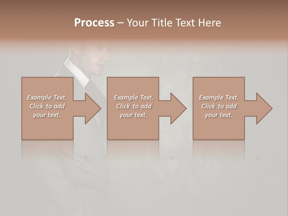Boss Jacket Power PowerPoint Template