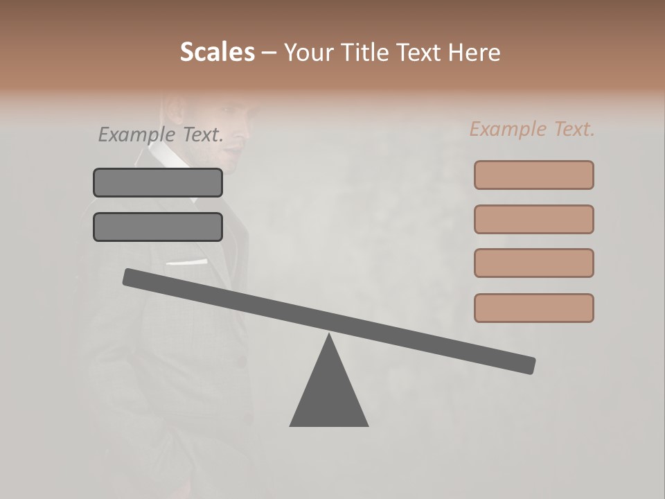 Boss Jacket Power PowerPoint Template