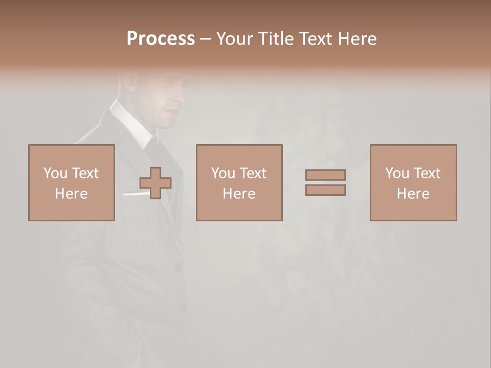 Boss Jacket Power PowerPoint Template