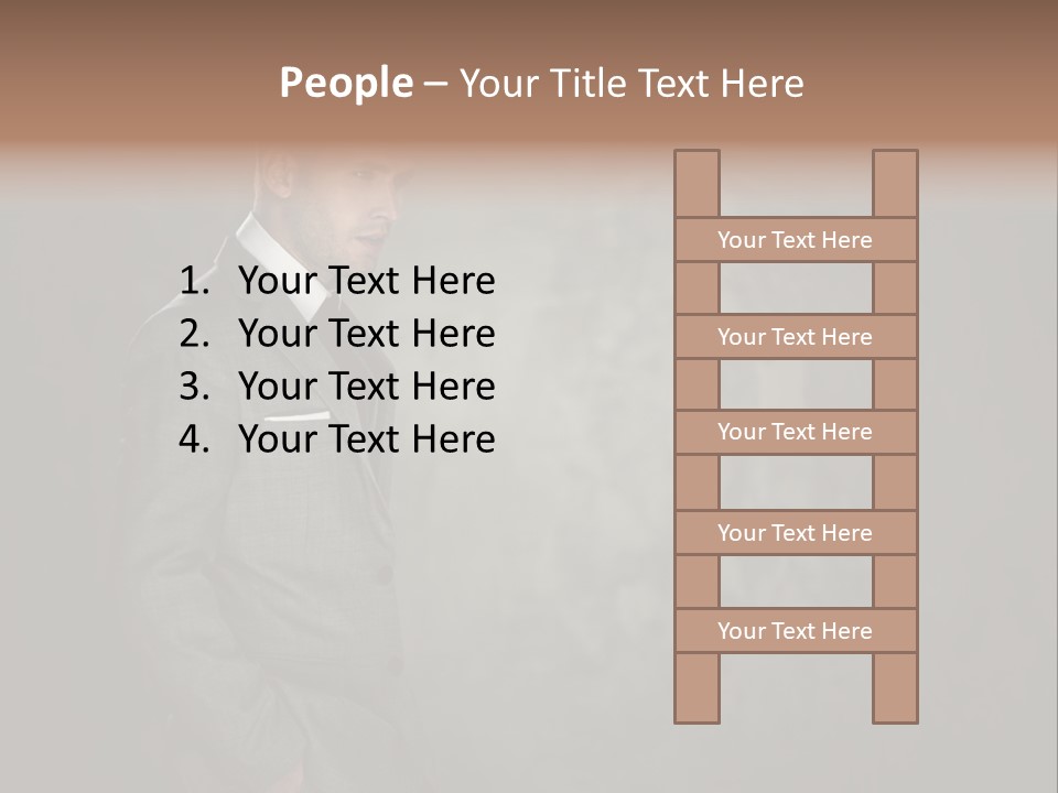 Boss Jacket Power PowerPoint Template