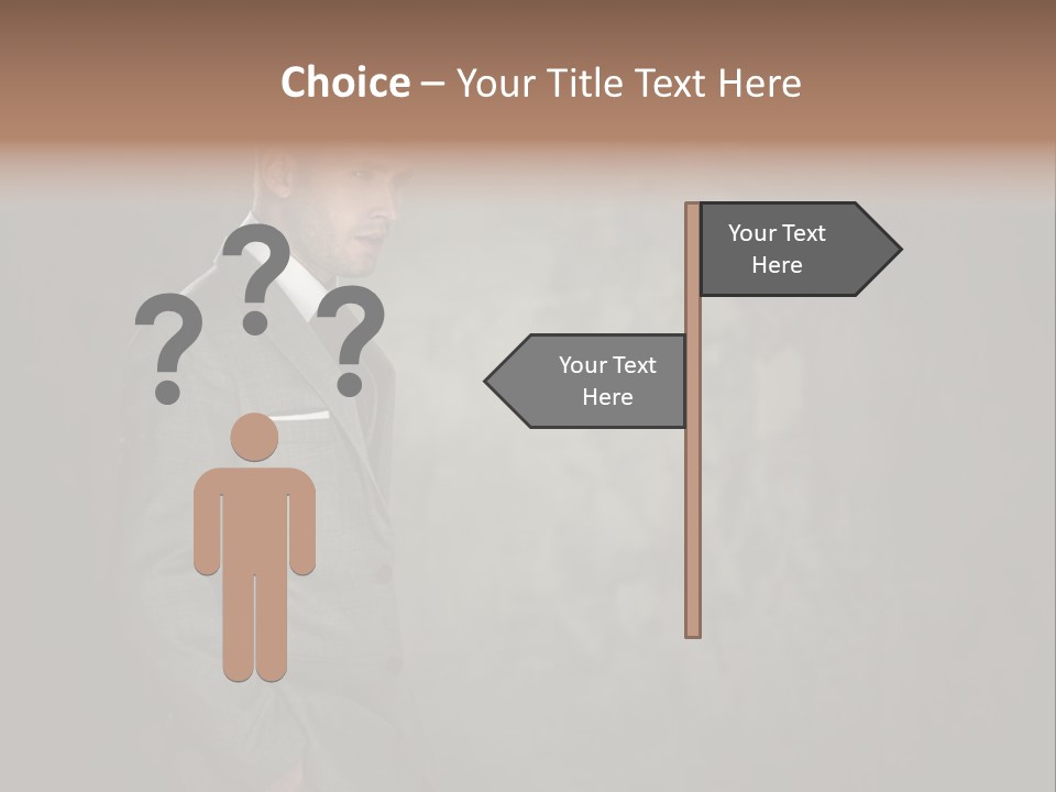 Boss Jacket Power PowerPoint Template