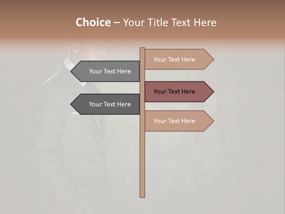 Boss Jacket Power PowerPoint Template