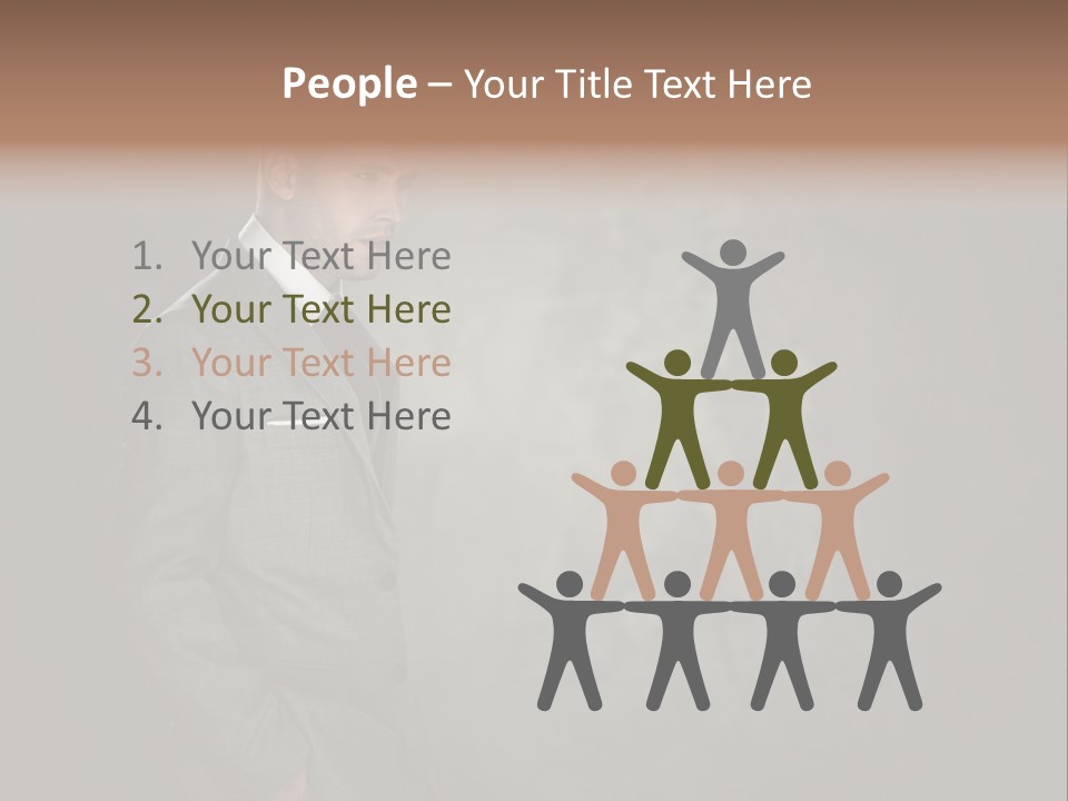 Boss Jacket Power PowerPoint Template