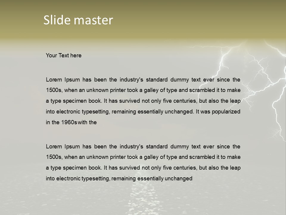 Sign High Field PowerPoint Template