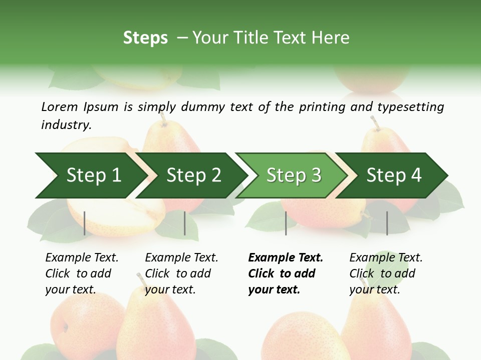 Ripe Fresh Yellow PowerPoint Template