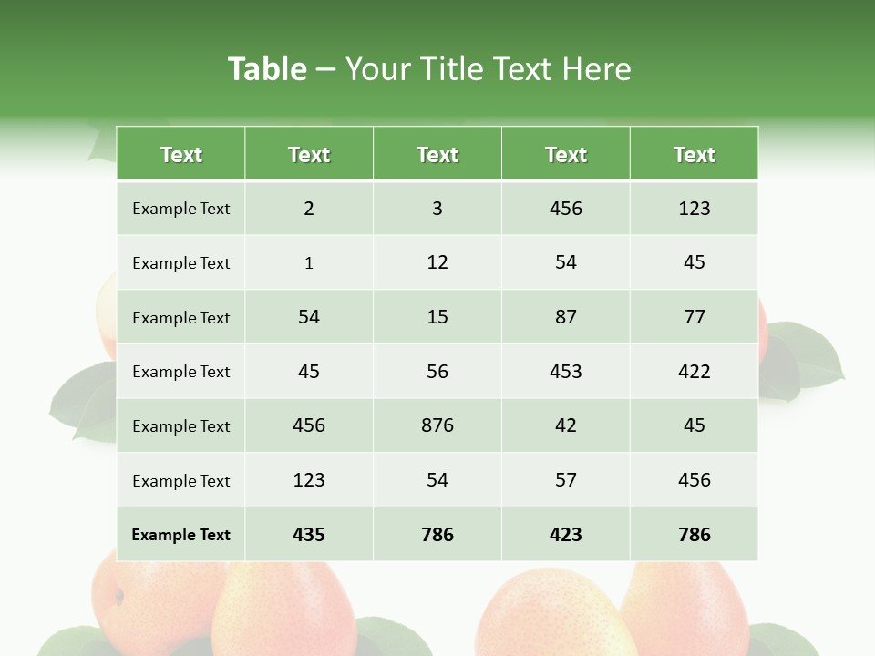 Ripe Fresh Yellow PowerPoint Template