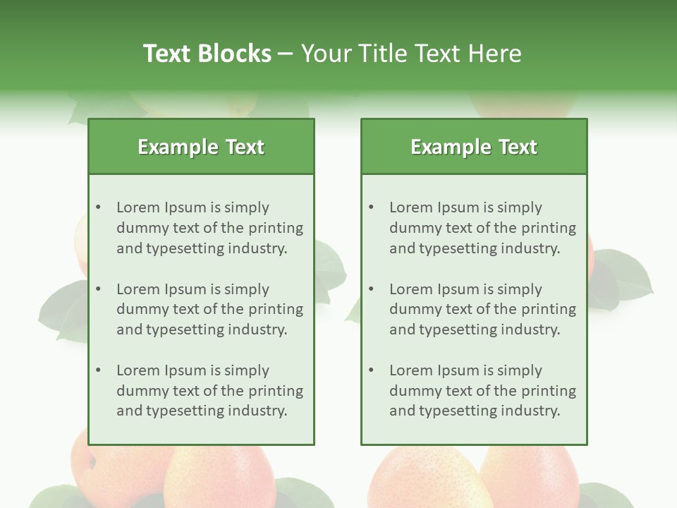 Ripe Fresh Yellow PowerPoint Template