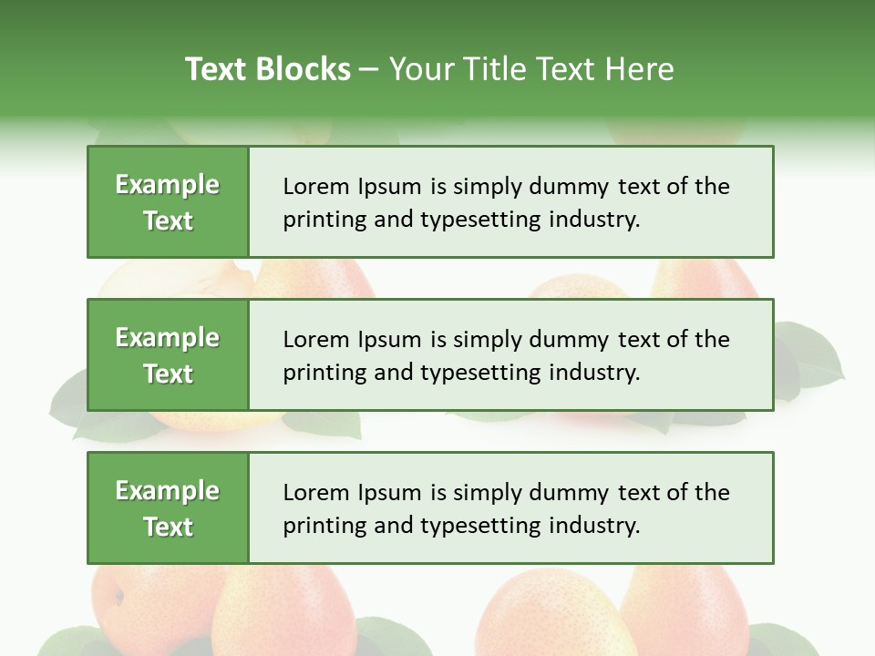 Ripe Fresh Yellow PowerPoint Template