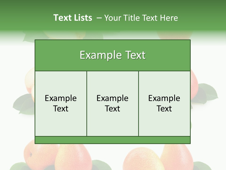 Ripe Fresh Yellow PowerPoint Template