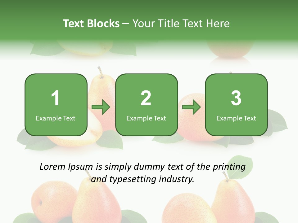 Ripe Fresh Yellow PowerPoint Template