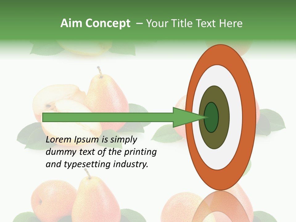 Ripe Fresh Yellow PowerPoint Template