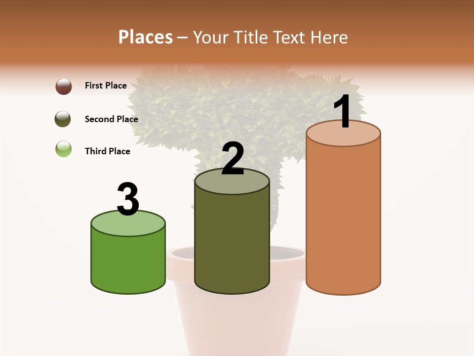 Help Flowerpot Nature PowerPoint Template