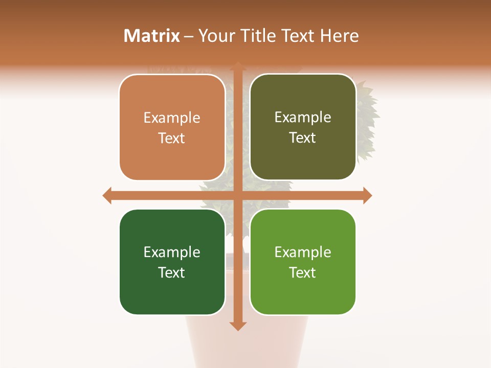 Help Flowerpot Nature PowerPoint Template