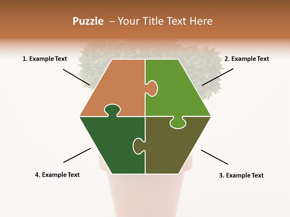 Help Flowerpot Nature PowerPoint Template