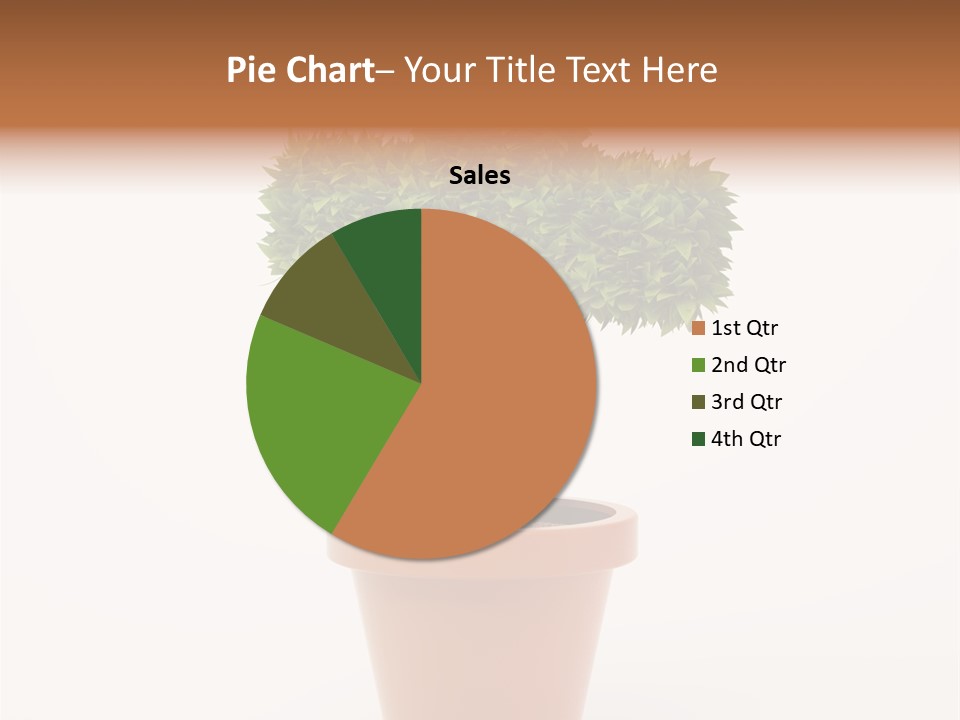 Help Flowerpot Nature PowerPoint Template