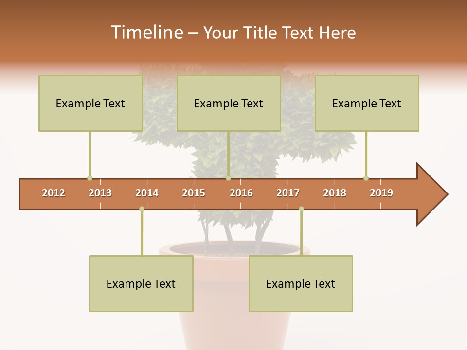 Help Flowerpot Nature PowerPoint Template