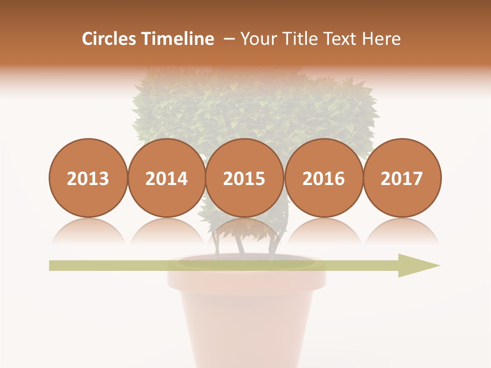 Help Flowerpot Nature PowerPoint Template