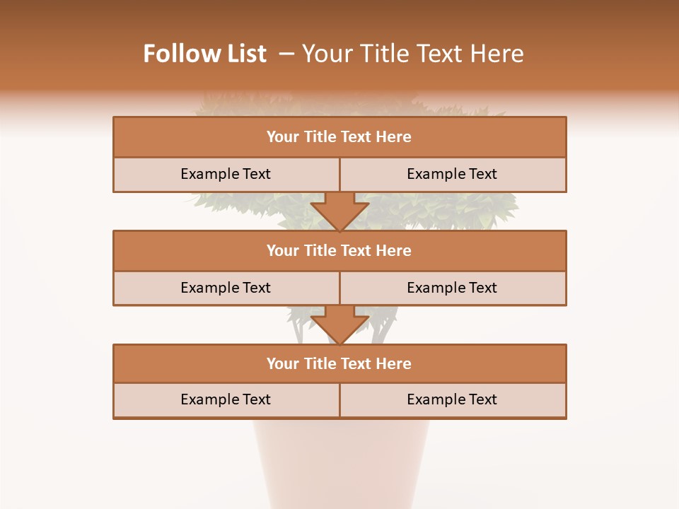Help Flowerpot Nature PowerPoint Template