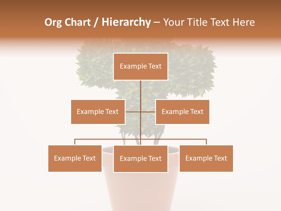 Help Flowerpot Nature PowerPoint Template