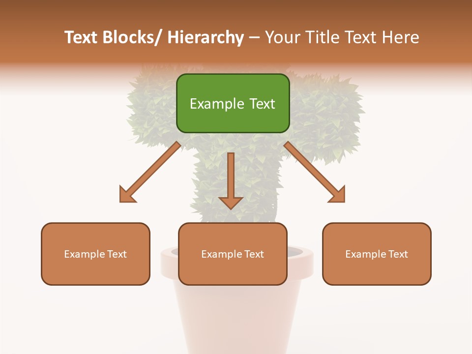 Help Flowerpot Nature PowerPoint Template