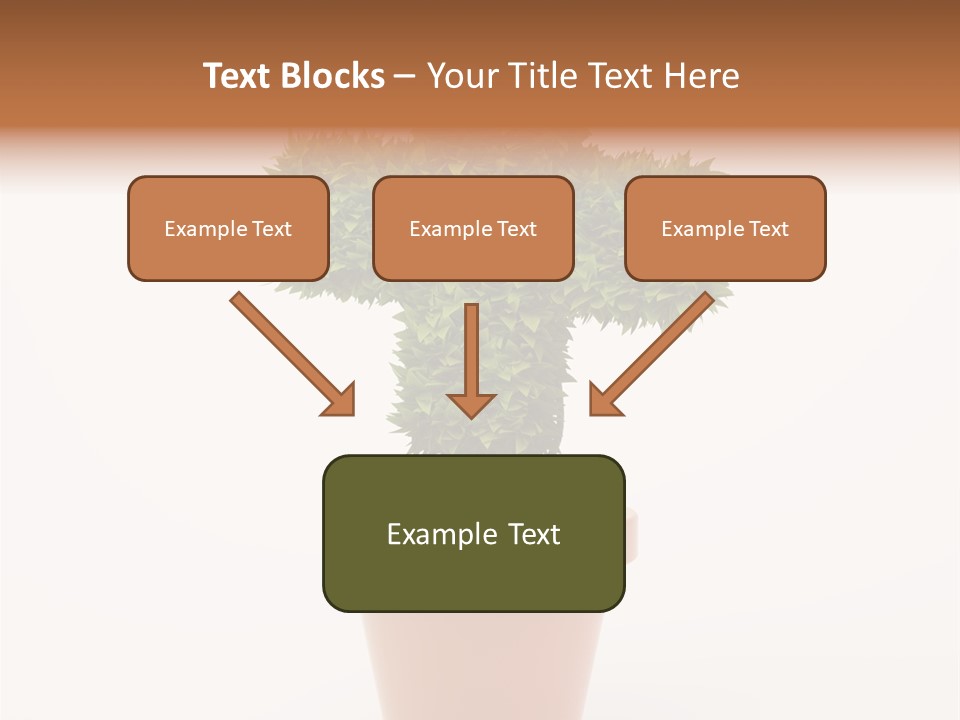 Help Flowerpot Nature PowerPoint Template