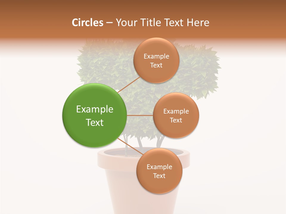 Help Flowerpot Nature PowerPoint Template