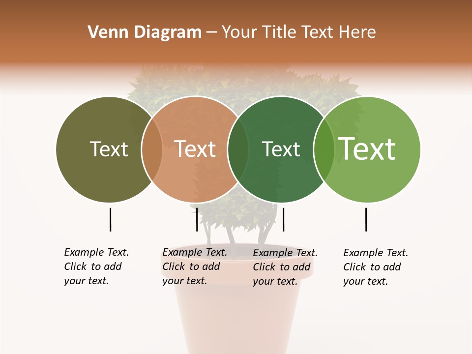 Help Flowerpot Nature PowerPoint Template
