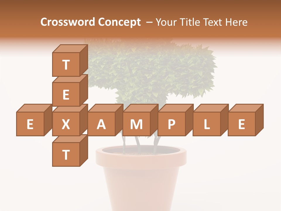 Help Flowerpot Nature PowerPoint Template