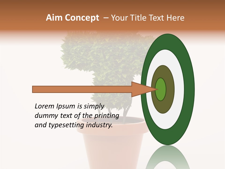 Help Flowerpot Nature PowerPoint Template