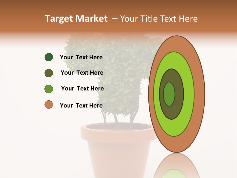 Help Flowerpot Nature PowerPoint Template