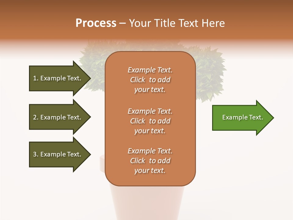 Help Flowerpot Nature PowerPoint Template