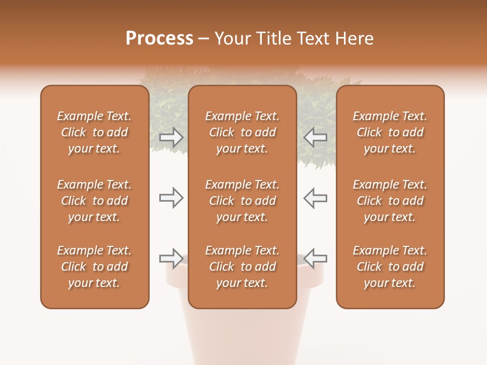 Help Flowerpot Nature PowerPoint Template