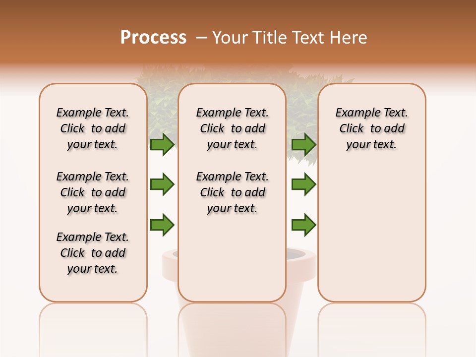 Help Flowerpot Nature PowerPoint Template