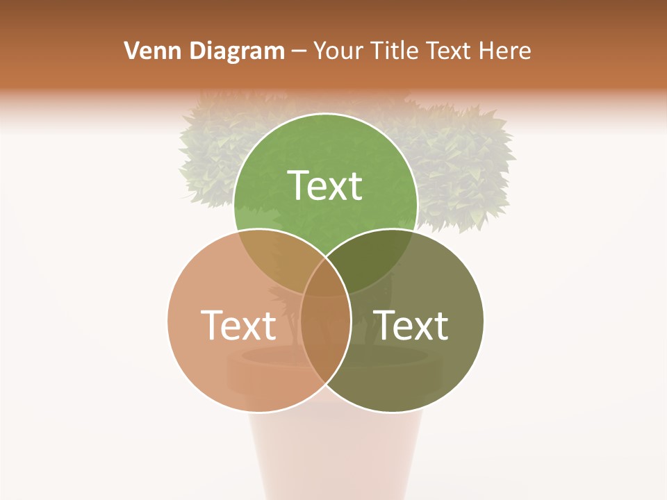 Help Flowerpot Nature PowerPoint Template