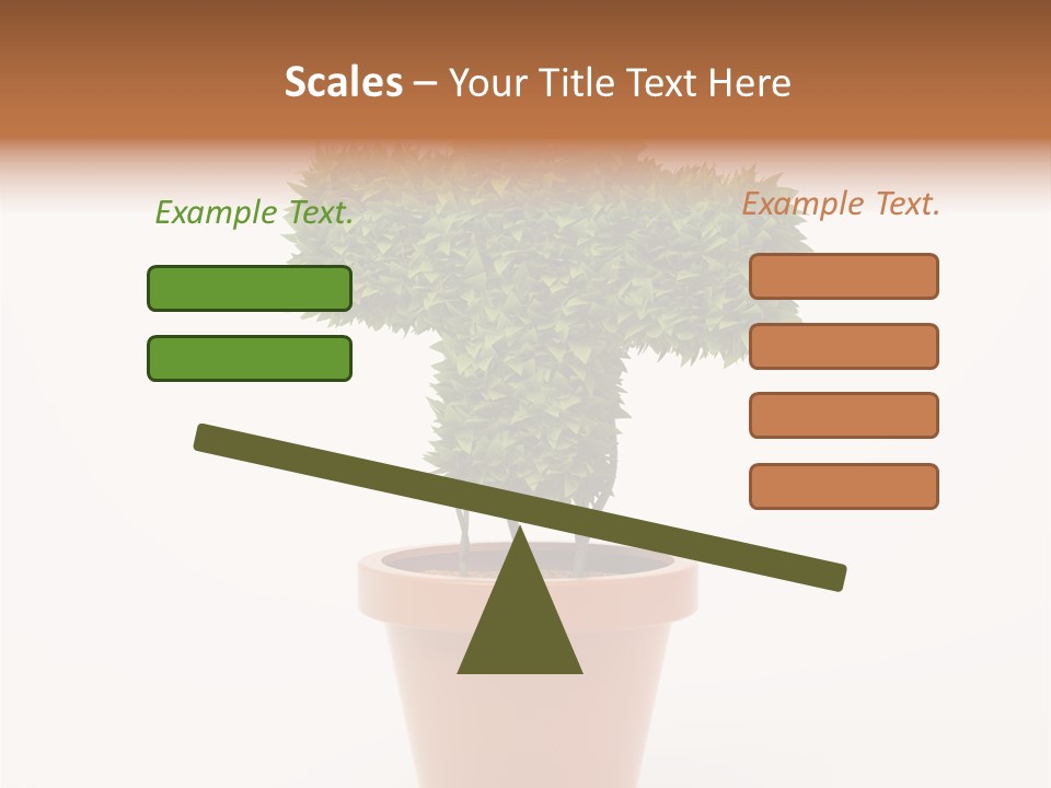 Help Flowerpot Nature PowerPoint Template