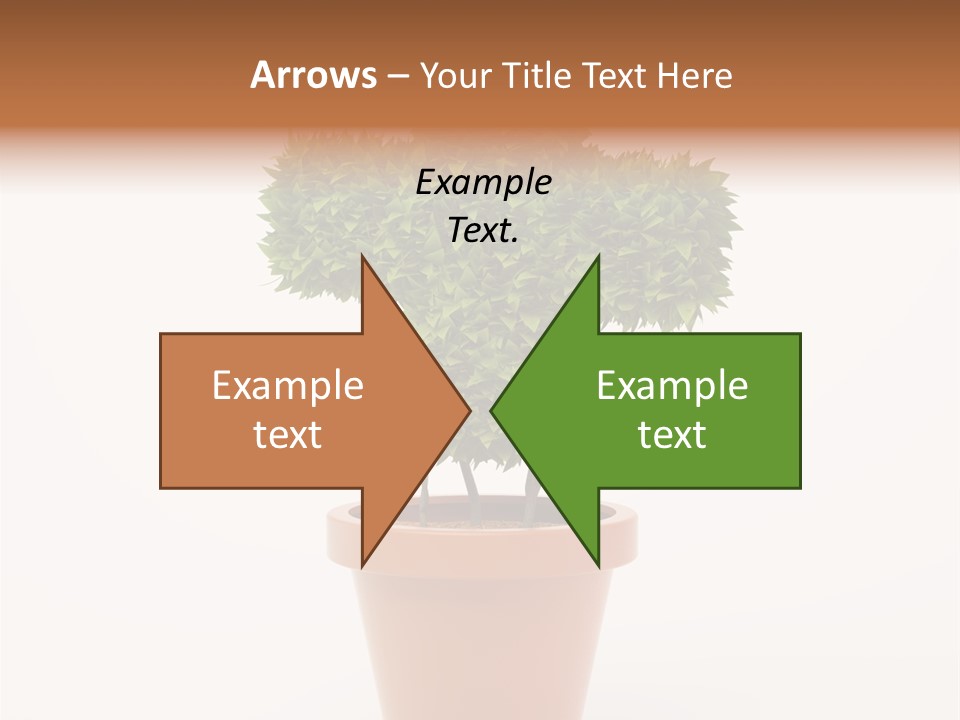 Help Flowerpot Nature PowerPoint Template