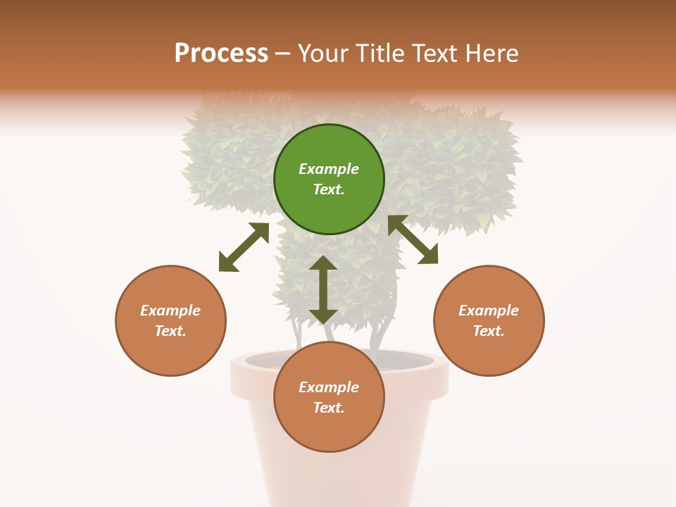 Help Flowerpot Nature PowerPoint Template