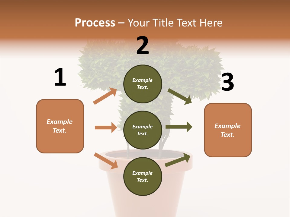 Help Flowerpot Nature PowerPoint Template