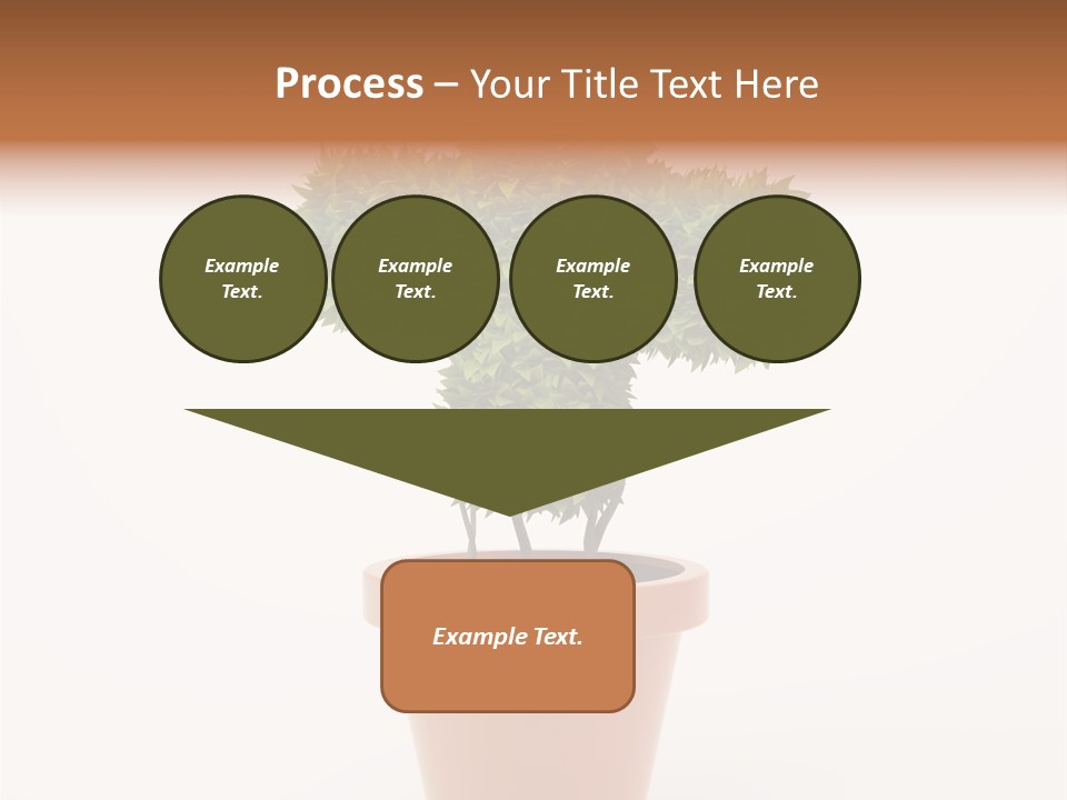 Help Flowerpot Nature PowerPoint Template