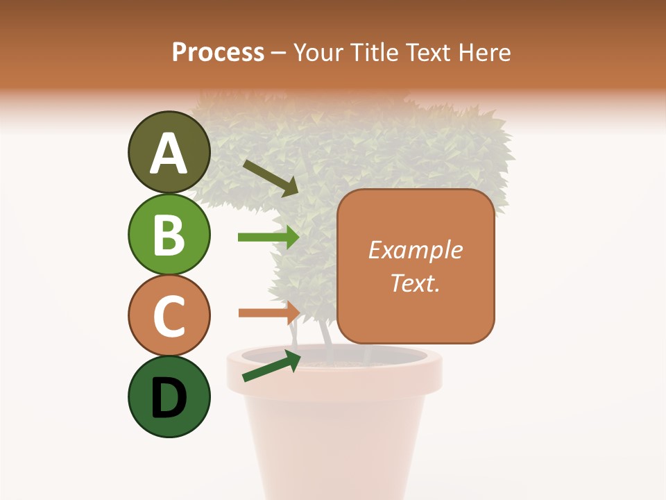 Help Flowerpot Nature PowerPoint Template