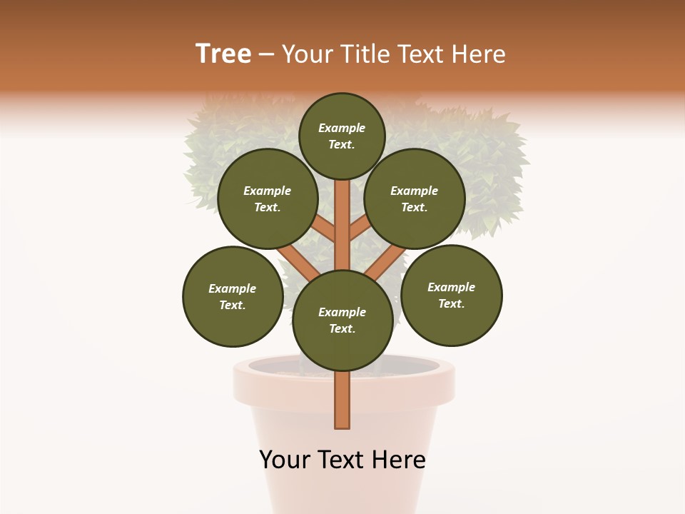 Help Flowerpot Nature PowerPoint Template