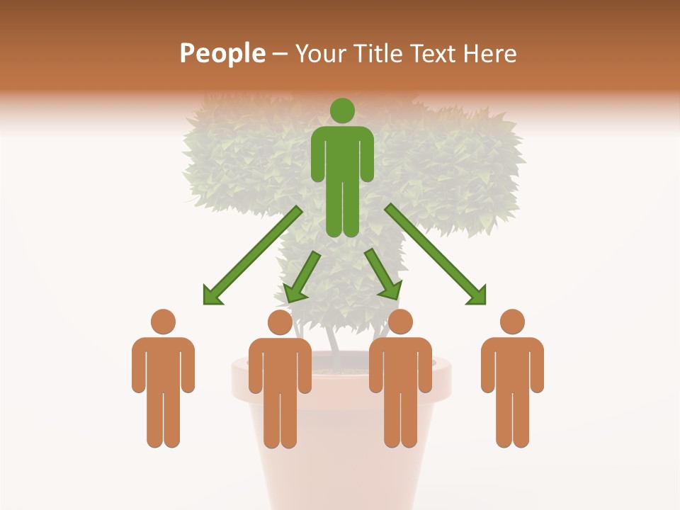 Help Flowerpot Nature PowerPoint Template